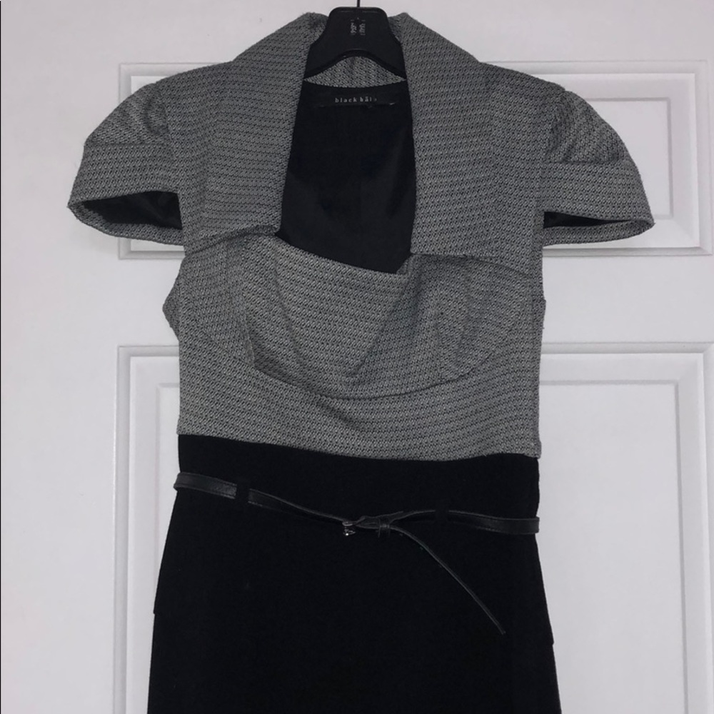 Black Halo midi dress size 8